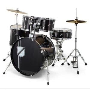 Anfängerschlagzeug Millenium Focus 22 Drum Set Black