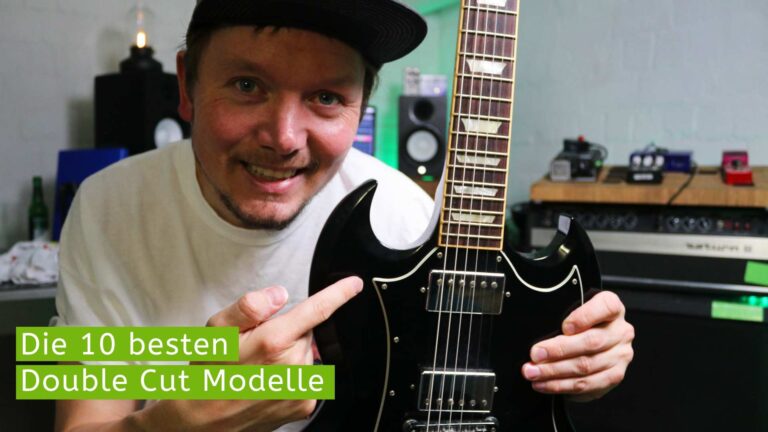 Die besten Double Cut Modelle der E-Gitarre